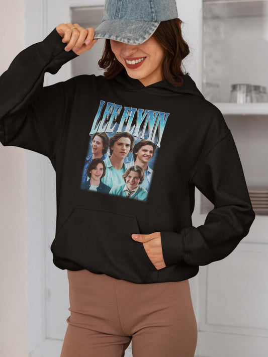 Lee Flynn Vintage Style Hoodie - Retro TV Show Fan Pullover Sweatshirt