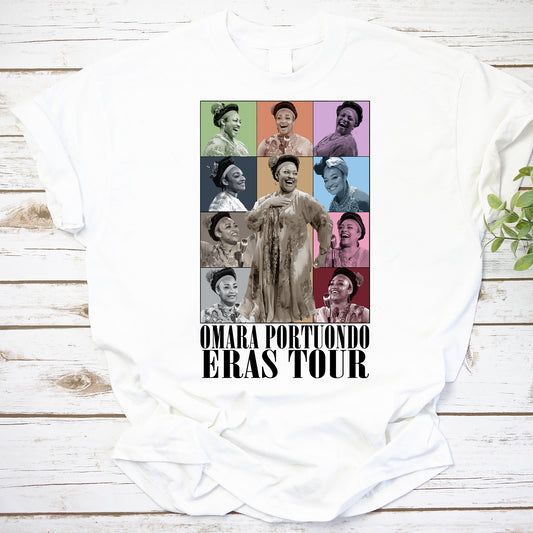 Omara Portuondo Eras Tour T-Shirt - Colorful Vintage Cuban Music Legend Tee