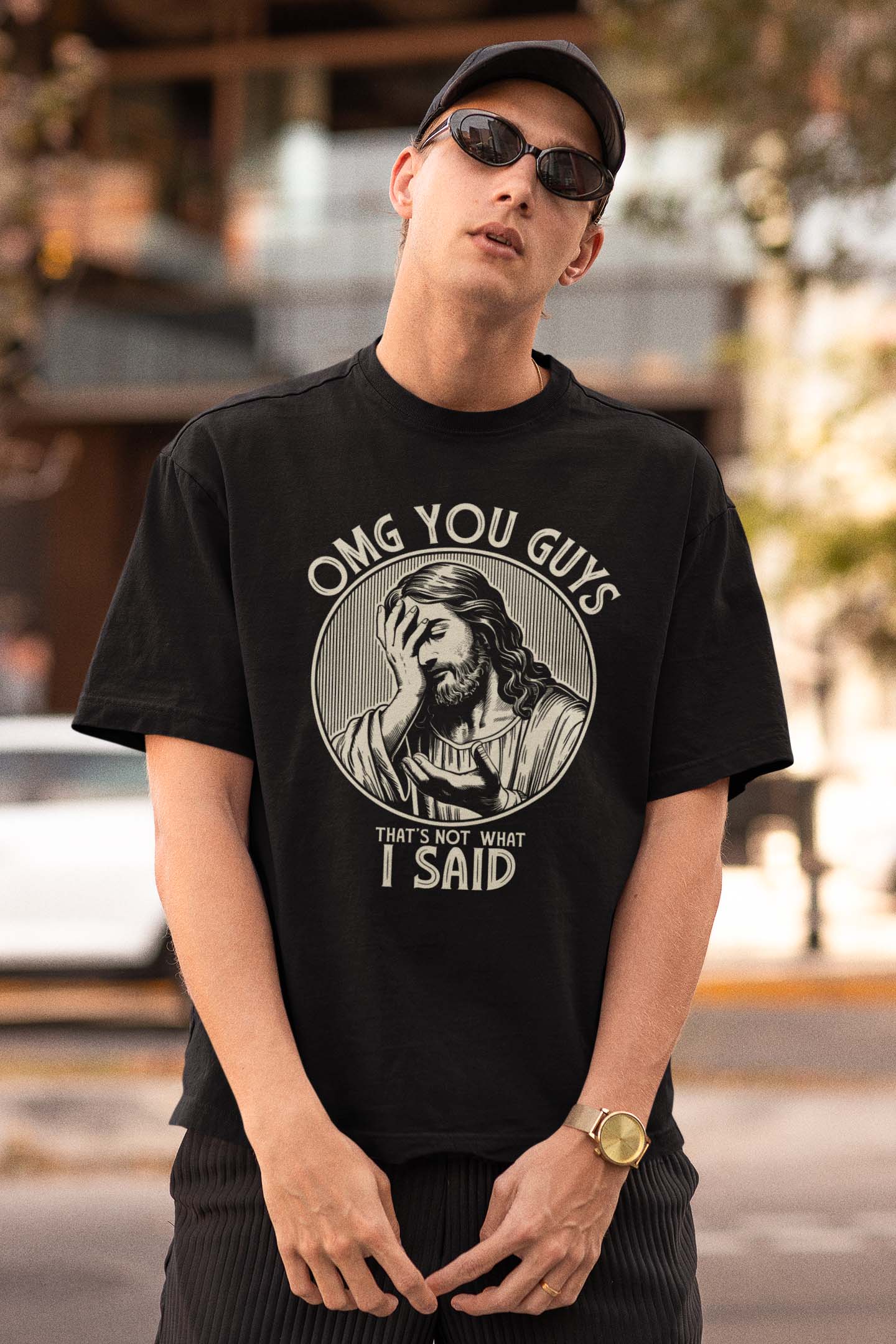Funny OMG You Guys That's Not What I Said Jesus T-Shirt
