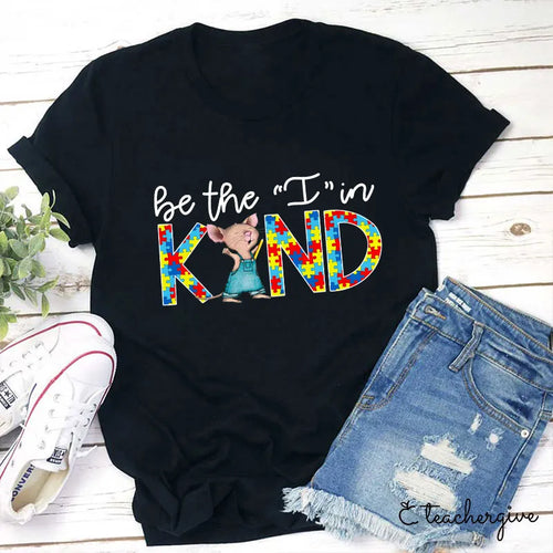 Be the 'I' in KIND Autism Awareness Puzzle Piece T-Shirt