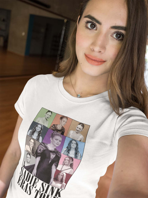 Sadie Sink Eras Tour Retro Collage T-Shirt