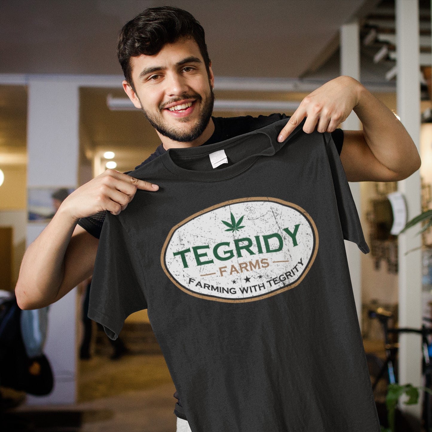 Tegridy Farms T-Shirt Funny Marijuana Cannabis Shirt