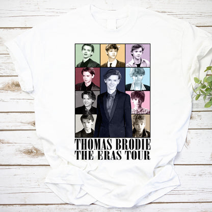 Thomas Brodie The Eras Tour T-Shirt | Retro Photo Collage Tee