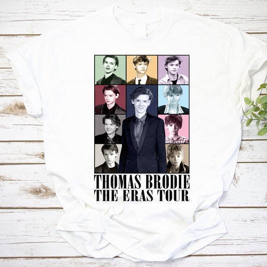 Thomas Brodie The Eras Tour T-Shirt | Retro Photo Collage Tee