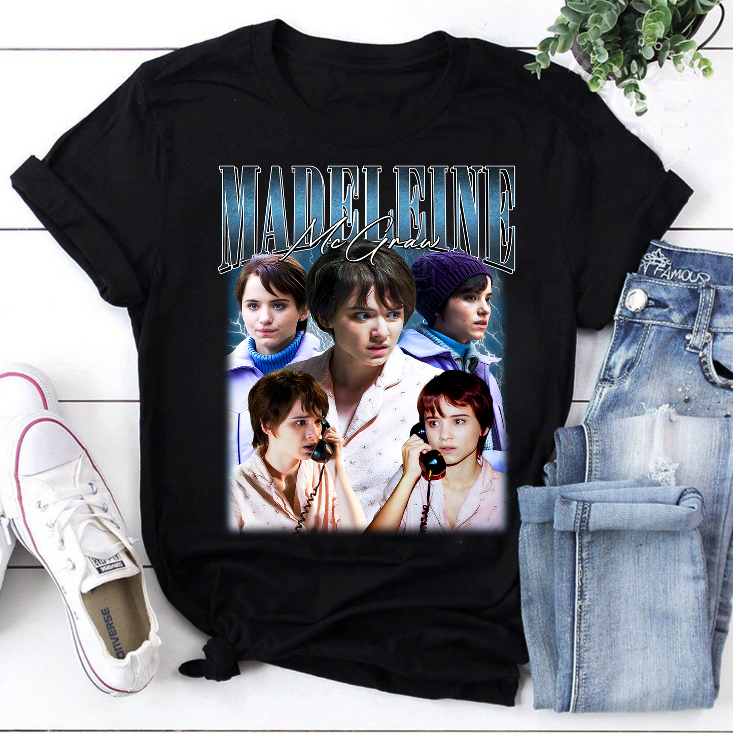 Madeleine McGraw Horror Movie Graphic T-Shirt - Vintage Style Fan Tee