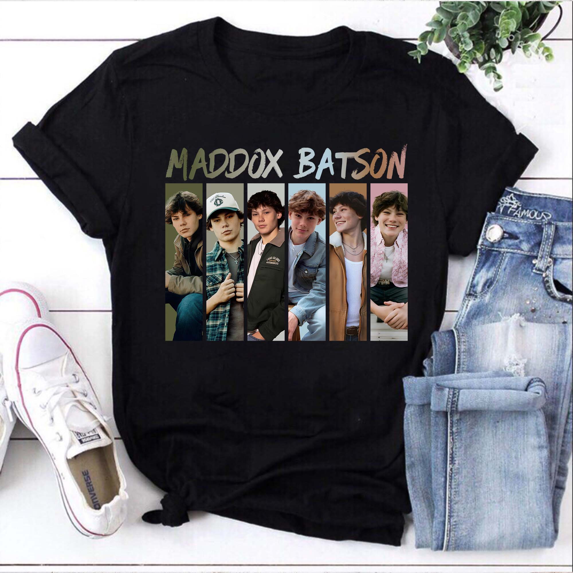 Maddox Batson Shirt - Vintage Style Photo Strip T-Shirt for Fans – ULLATEES