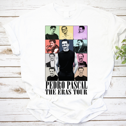 Pedro Pascal The Eras Tour T-Shirt Vintage Style Graphic Tee