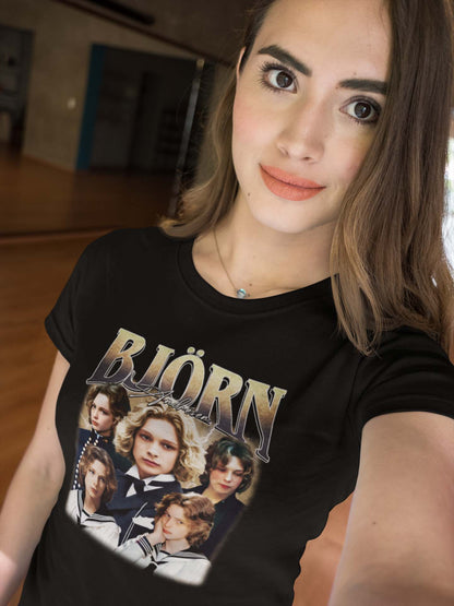 Björn Andrésen Vintage Style Graphic Tee Retro 70s Icon T-Shirt