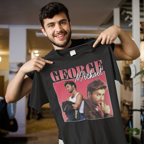 George Michael Vintage Style Graphic Tee for Music Fans