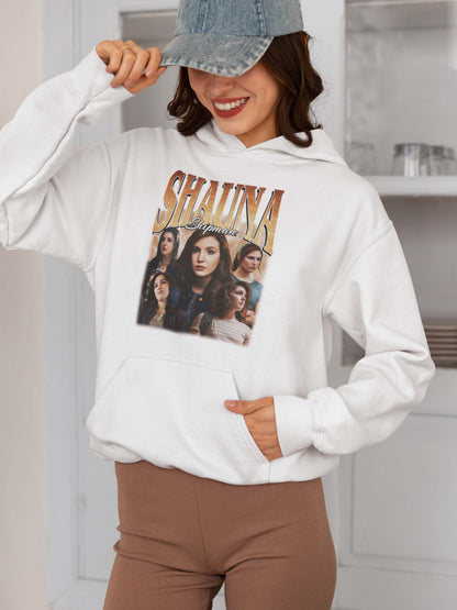 Shauna Shipman Hoodie - Oversized White Cozy Pullover Sweatshirt