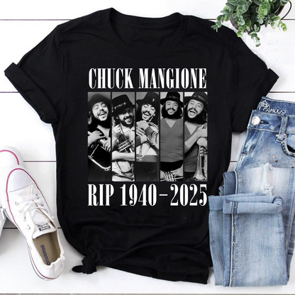 Chuck Mangione RIP 1940-2025 Memorial T-Shirt Jazz Musician Tribute Tee