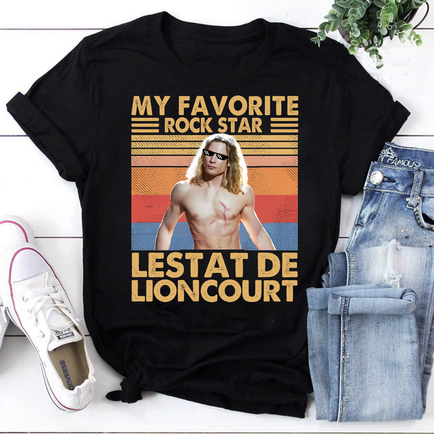 My Favorite Rock Star Lestat De Lioncourt Vintage Retro Tee