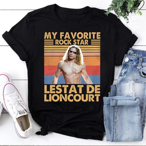 My Favorite Rock Star Lestat De Lioncourt Vintage Retro Tee