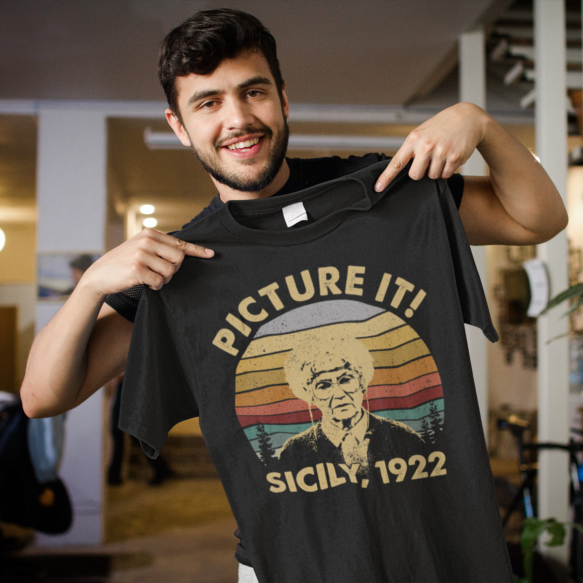 Picture It Sicily 1922 Vintage Retro Golden Girls Sweater