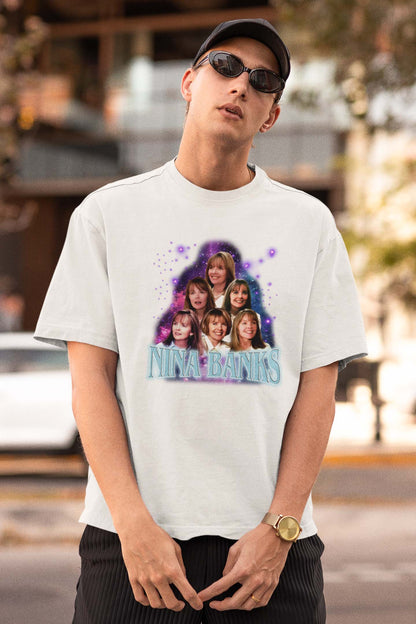 Nina Banks Vintage Style T-Shirt | Classic TV Show Retro Graphic Tee