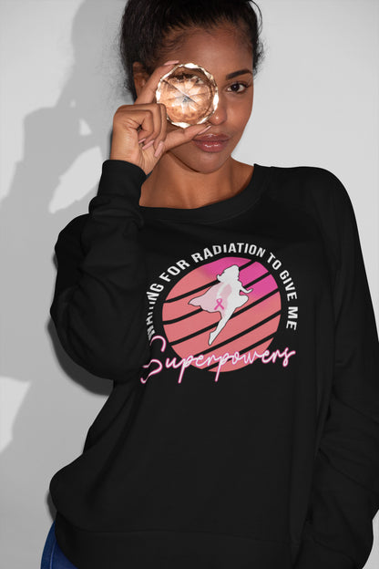 Waiting For Radiation To Give Me Superpowers Breast Cancer Awareness Shirt