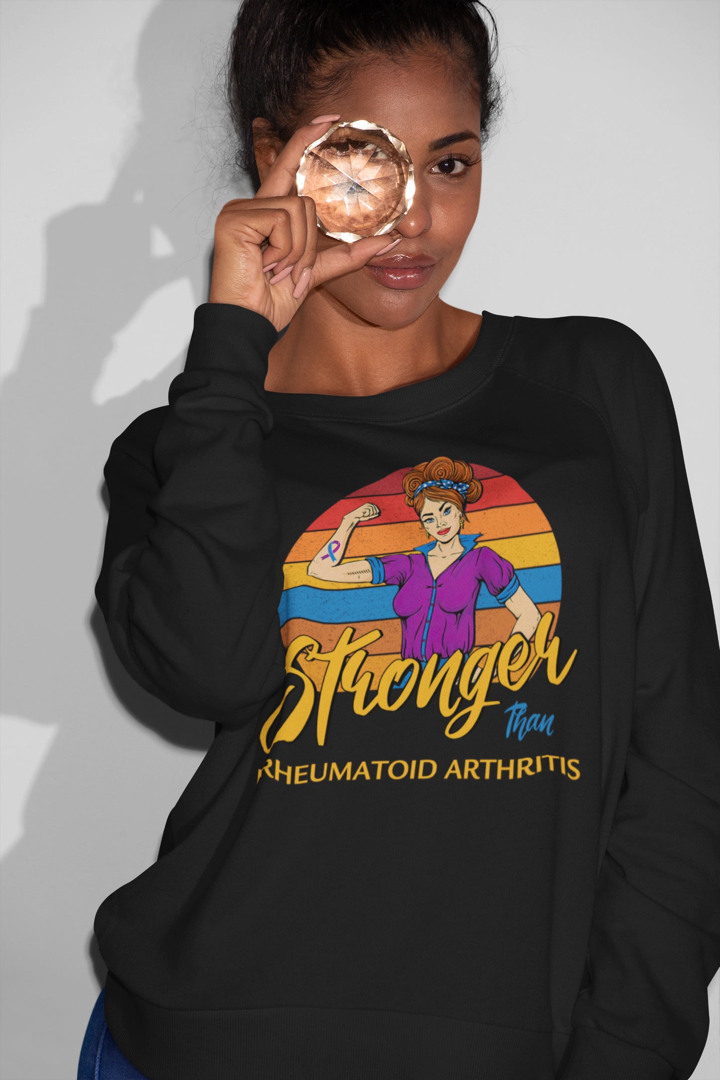Stronger Than Rheumatoid Arthritis Shirt - Empowerment Tee for RA Awareness