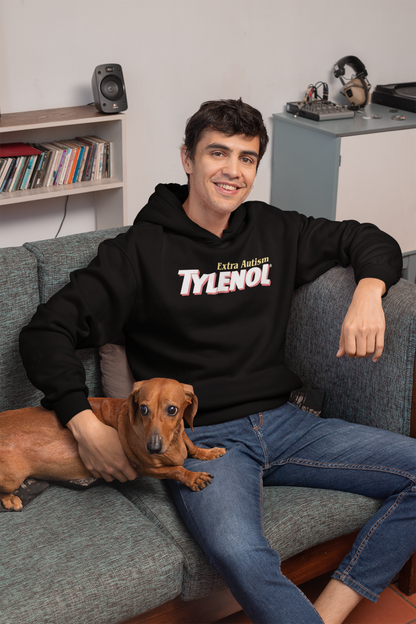 Extra Autism TYLENOL® Parody Graphic Tee Shirt