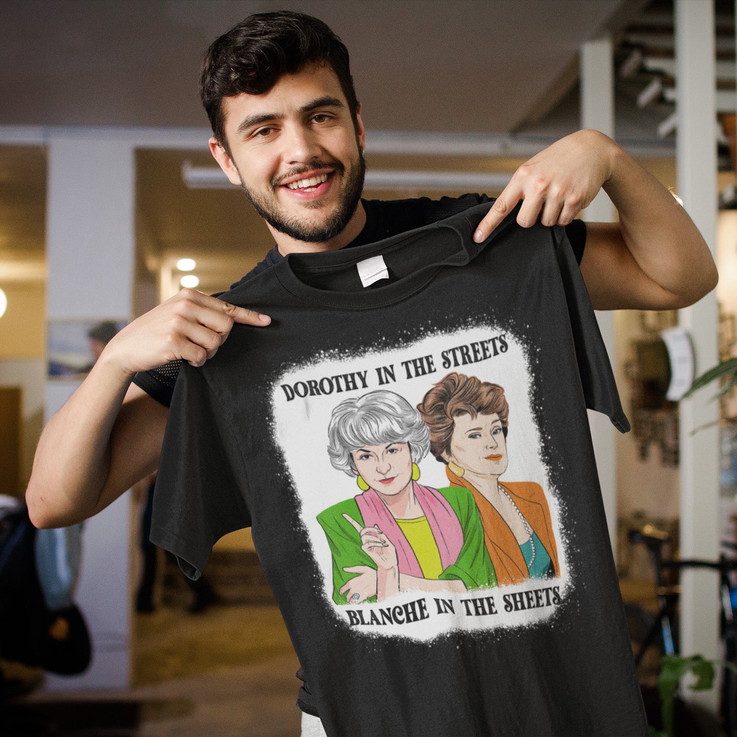 Golden Girls Sweatshirt - Dorothy in the Streets, Blanche in the Sheets Cozy Pullover