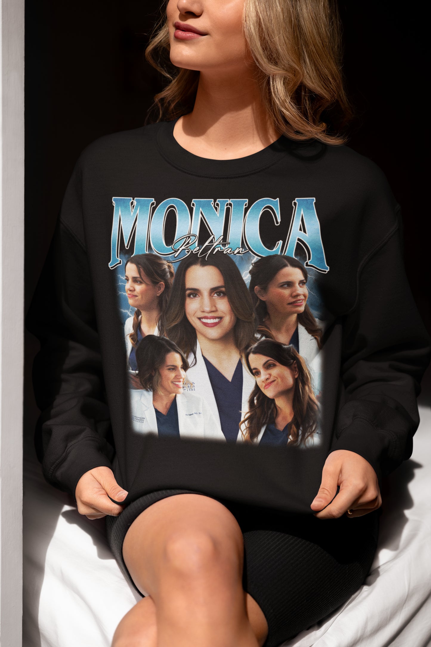 Monica Beltran T-Shirt - Inspired Nurse Character Graphic Tee
