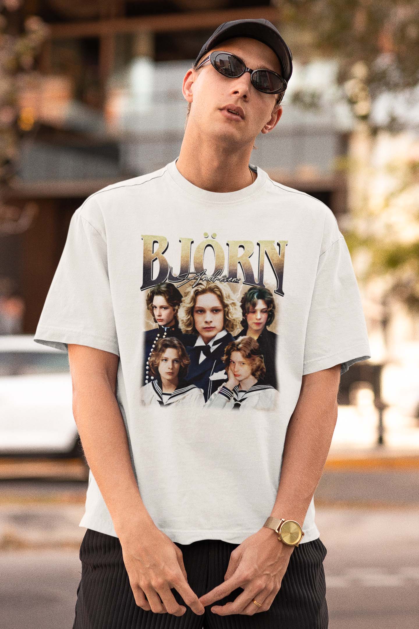 Björn Andrésen Vintage Style Graphic Tee Retro 70s Icon T-Shirt