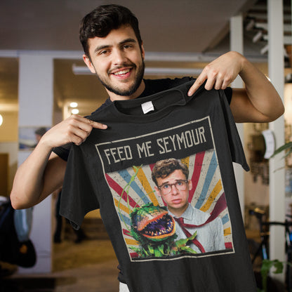 Feed Me Seymour Musical Theater Fan T-Shirt - Funny Plant Puppet Graphic Tee