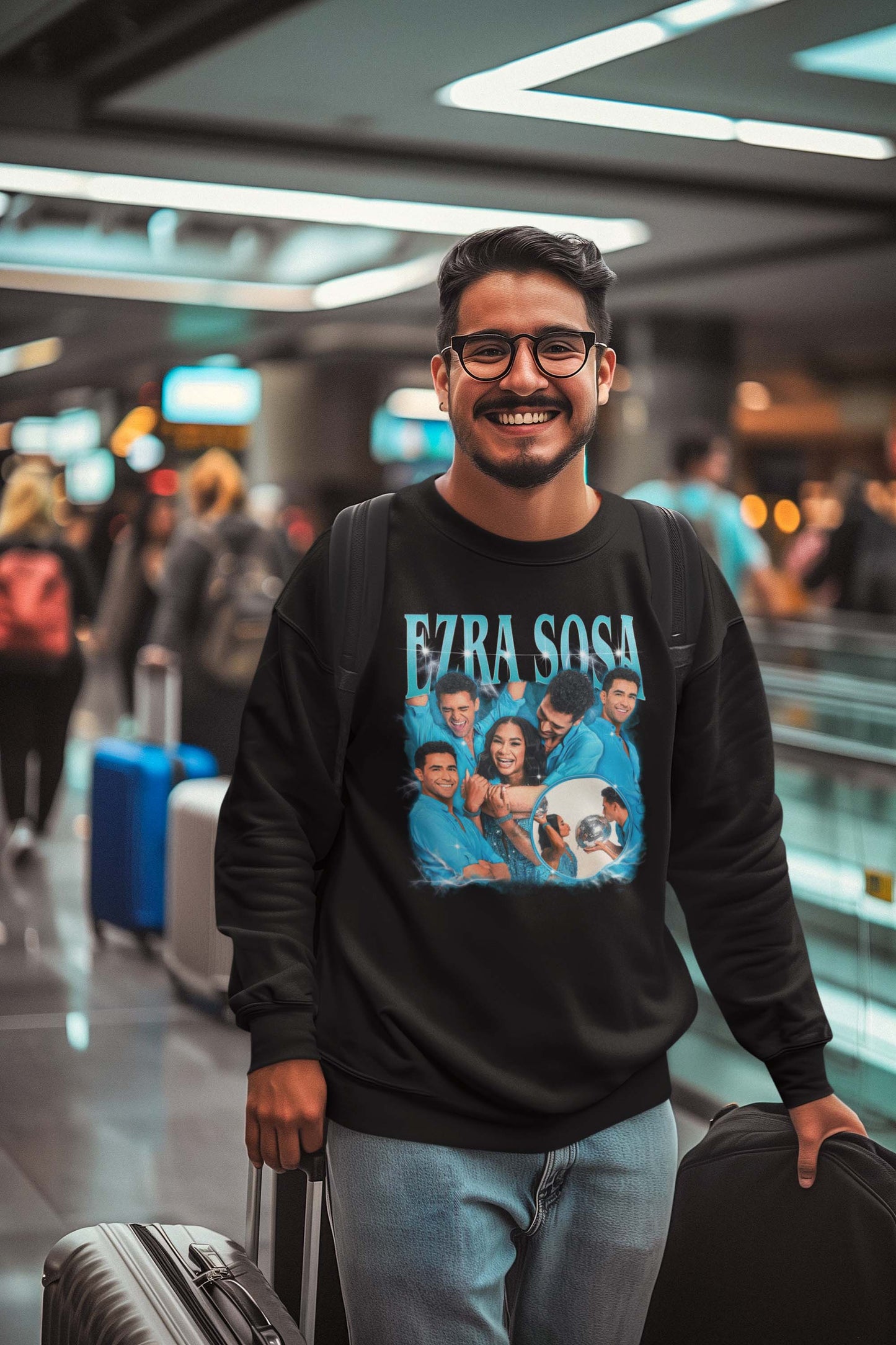 Ezra Sosa Vintage Style Graphic Tee - Retro Artist Fan Shirt