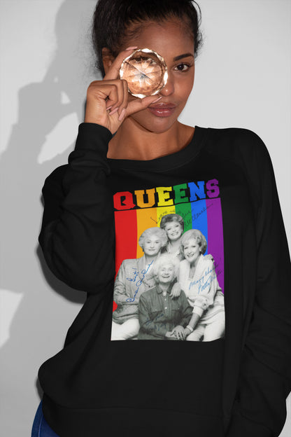 Golden Girls Queens Retro Rainbow Pride T-shirt