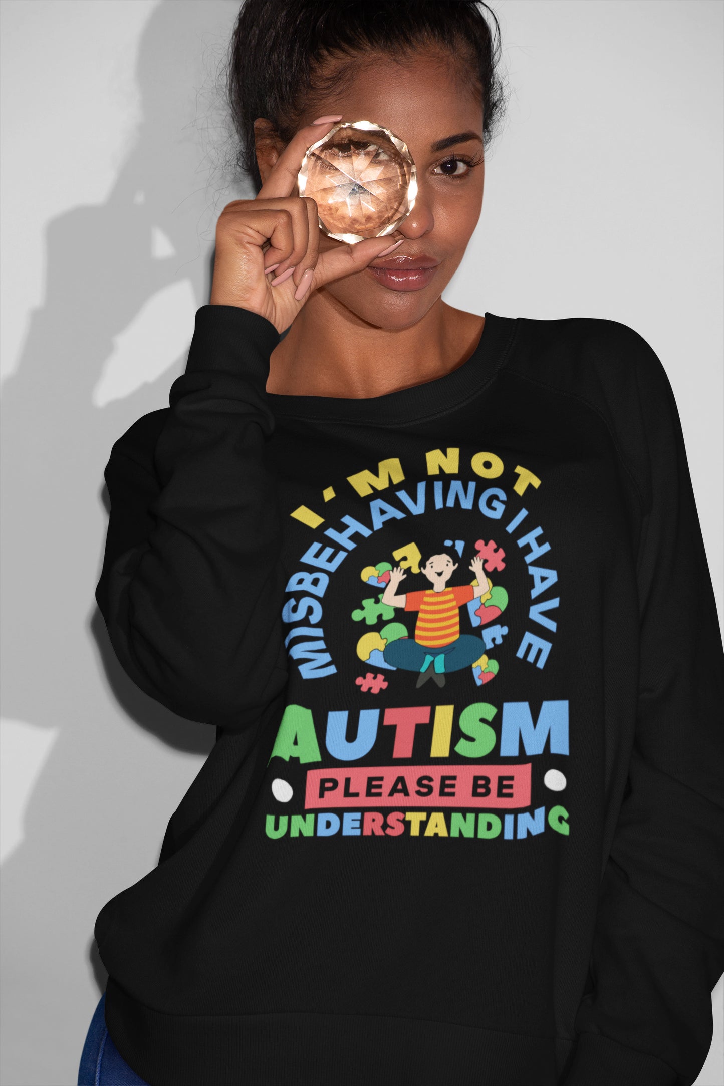 Autism Awareness T-Shirt - I'm Not Misbehaving Please Be Understanding Tee