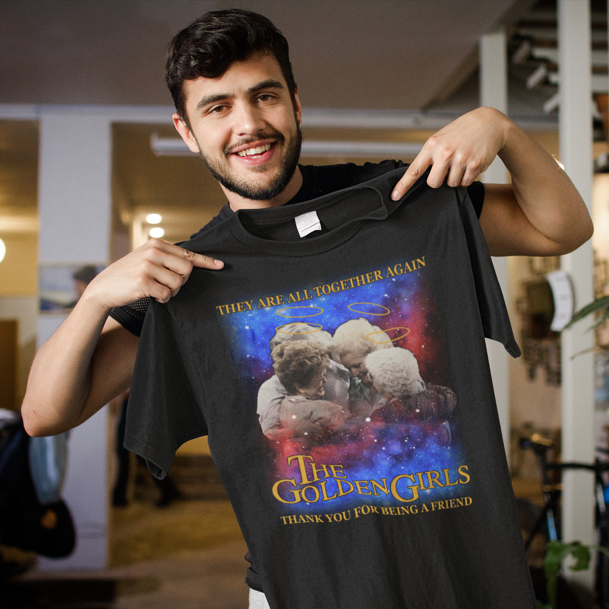 The Golden Girls Tribute Sweatshirt - Thank You For Being A Friend Cozy Apparel