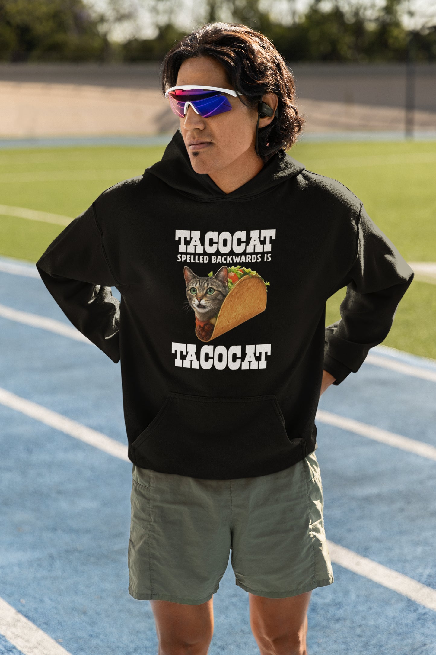 Tacocat Funny Cat Taco Shirt - Palindrome Cat Lover Tee