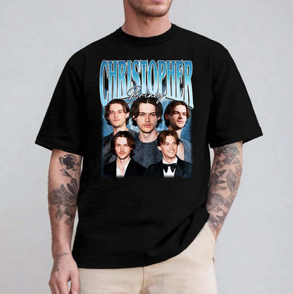 Christopher Briney Collage T-Shirt - Celebrity Photo Tee Fan Gift