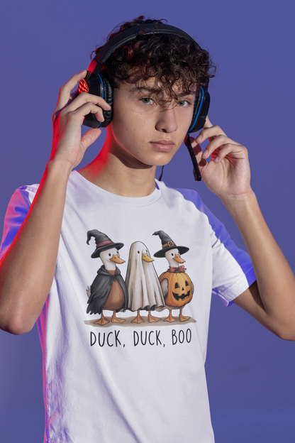 Cute Halloween Duck Costume Shirt - Duck Duck Boo Graphic Tee