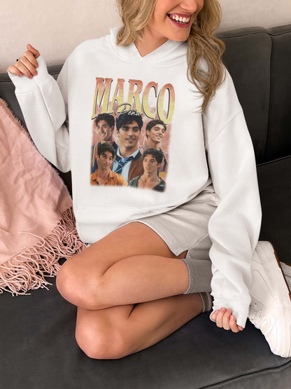 Marco Peña Graphic Hoodie - Stylish TV Show Character Sweatshirt