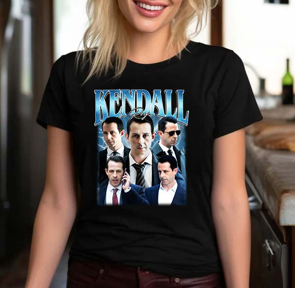 Kendall Roy Artistic Graphic T-Shirt | Succession Inspired Tee for Fans