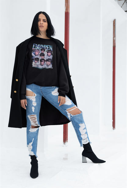 ENHYPEN Members Graphic Tee - K-Pop Idol Group Fan Shirt