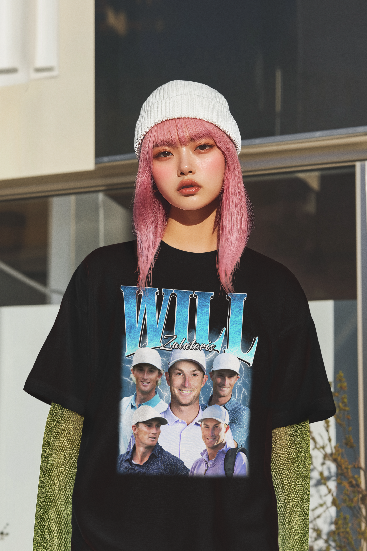 Will Zalatoris Golf Fan T-Shirt Lightning Collage Graphic Tee