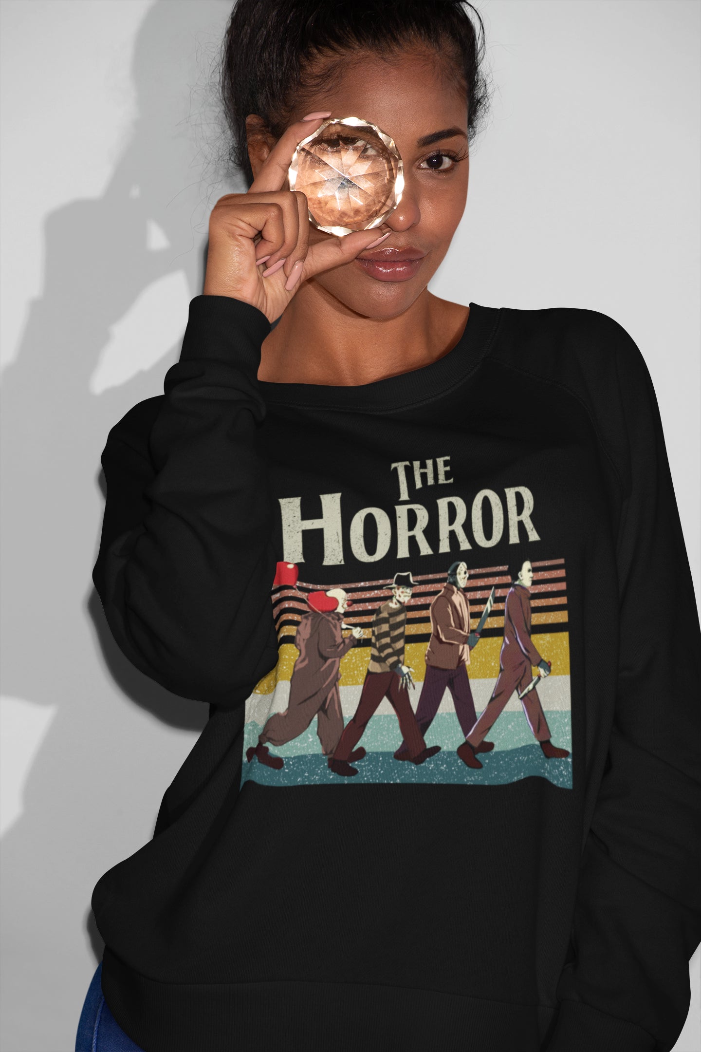 The Horror T-Shirt Vintage Style Classic Slasher Movie Icons Tee