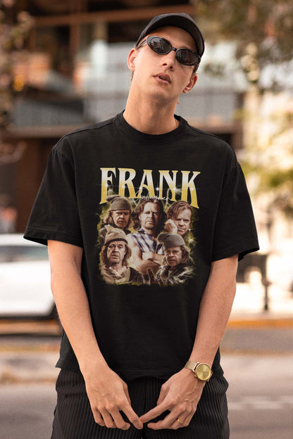 Frank Gallagher Shameless TV Show Collage Graphic T-Shirt