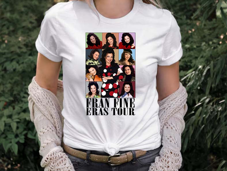 Fran Fine Eras Tour T-Shirt - Vintage The Nanny Fan Tee