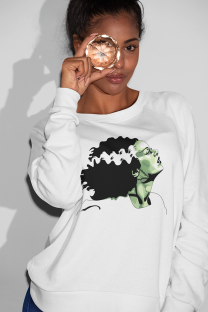 Classic Bride of Frankenstein Portrait T-Shirt - Gothic Horror Art Tee