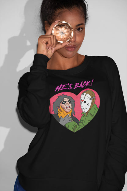 He's Back! Jason Voorhees Horror Movie Graphic Tee