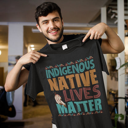 Indigenous Native Lives Matter Sweatshirt – Empowering Native Pride Graphic Pullover