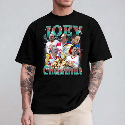 Joey Chestnut Competitive Eating Champion Fan T-Shirt