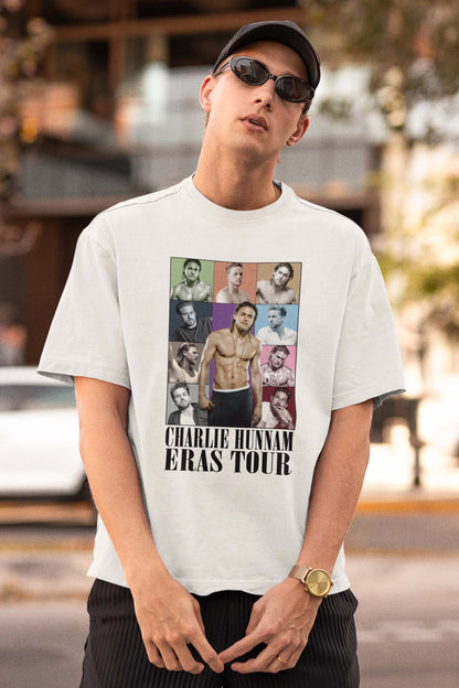 Charlie Hunnam Eras Collage Vintage Style Graphic Tee
