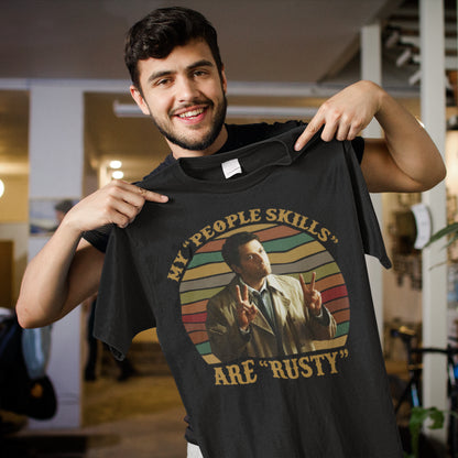 Vintage Castiel 'People Skills Are Rusty' Supernatural Sweatshirt