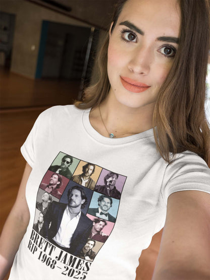 Brett James RIP 1968-2025 Memorial Vintage Style Graphic Tee