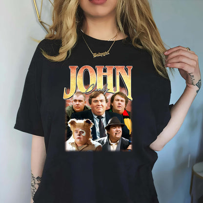 John Candy All Characters Retro Graphic Tee Unisex Movie Fan Shirt