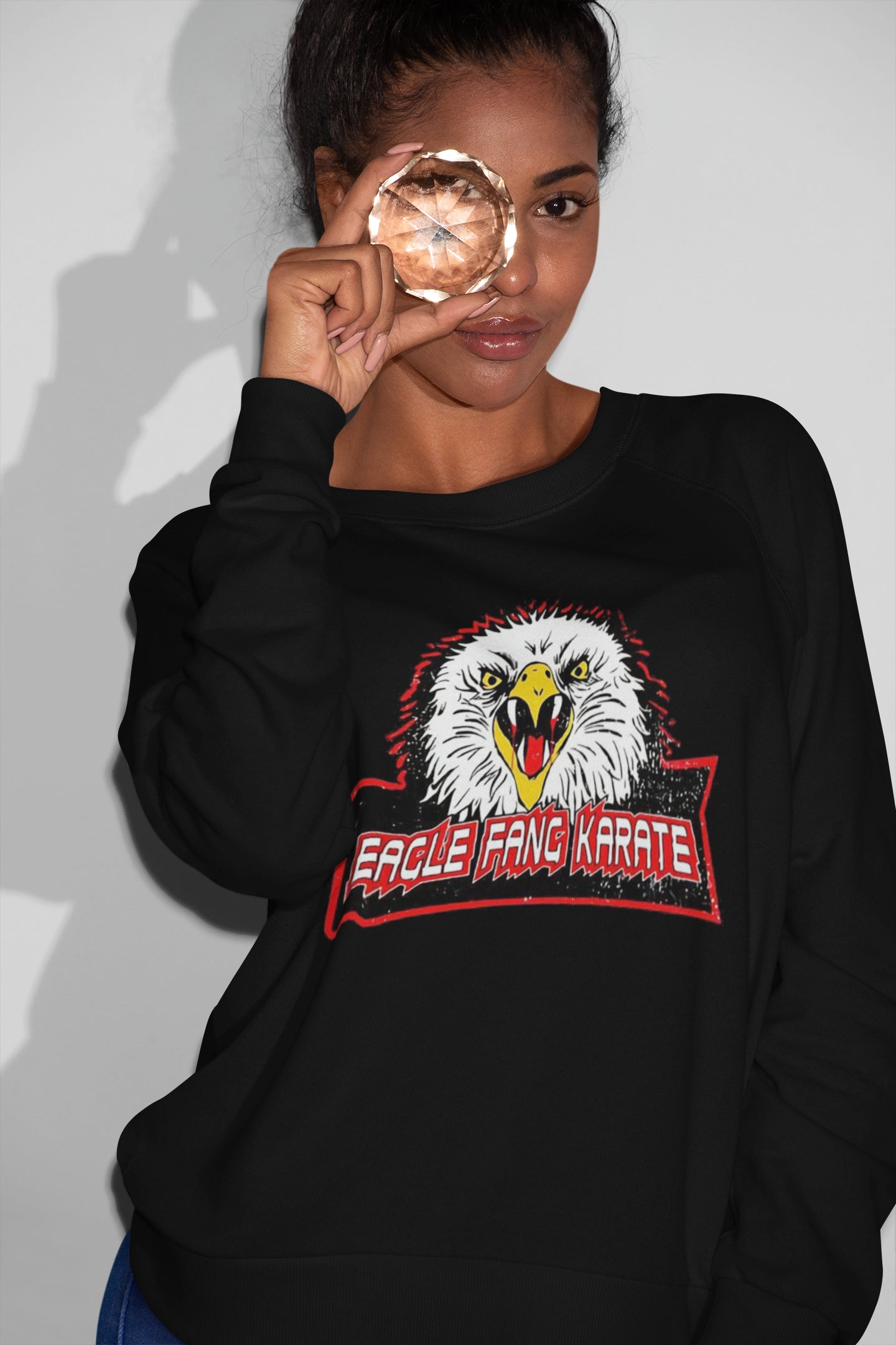 Eagle Fang Karate Retro Graphic T-Shirt for Martial Arts Fans