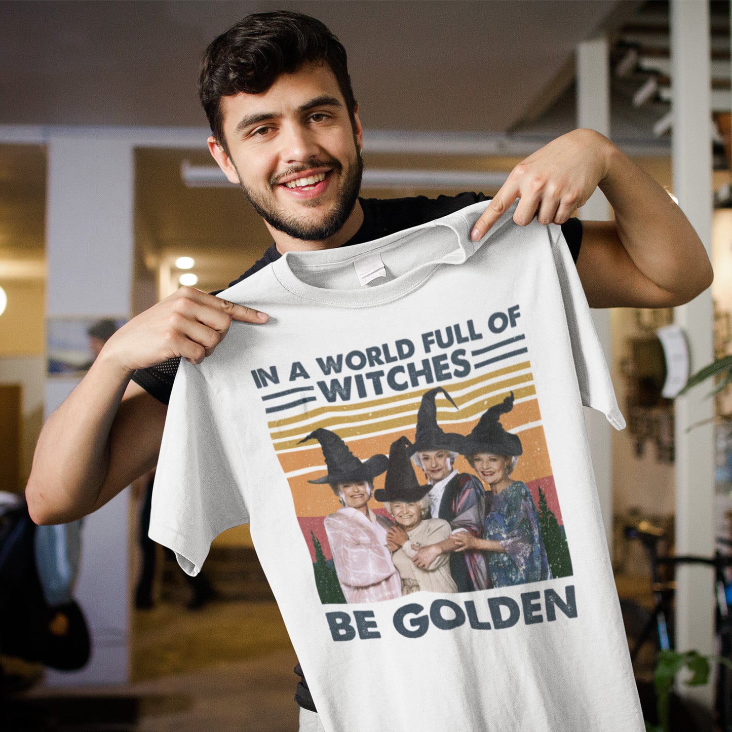 Golden Girls Witch Sweater - In a World Full of Witches Be Golden Sweatshirt